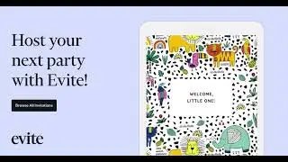 Digital Baby Shower Invitations by Evite&reg;.