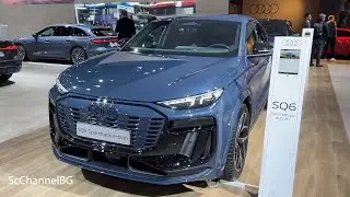 Audi SQ6 Sportback e-tron (2025) Interior And Exterior Bruxelles Motor Show 2025