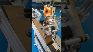Bag paging feeding labeling machine bag label applicator