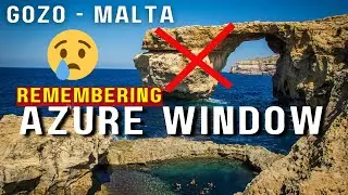 MALTA Collapsed⛔️ AZURE WINDOW - Fascinating Gozo #viral #travel #youtube #shorts #instagram