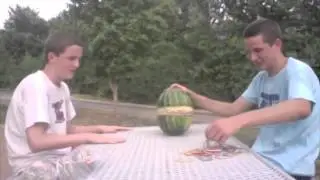 Watermelon vs Rubber Bands