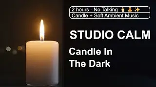 2 Hours Candle in the Dark 🕯️ City Lights Bokeh | Calm Ambience for Focus & Remembrance | No Talking