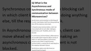 What is Synchronous and Asynchronous mode of communication in 