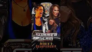 Women&rsquo;s Championship Match #bayley vs #niajax #wwe  #summerslam #neffex