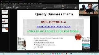 How to write a WINE BAR Business Plan by Paul Borosky, MBA. &ndash; Business Plan Tips and Tricks.