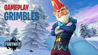 Gameplay Grimbles | Rare Outfit Skin | Fortnite | Pickaxe Cold Snap