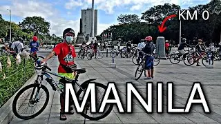 Biglaang Manila (Luneta aka Rizal Park - Kilometer Zero) x MOA (SM Mall Of Asia Pasay) KM0 Bike Ride