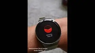 Huawei smart band measurement spo2(Blood Oxygen)