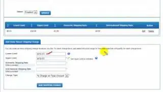 Price Based Shipping Setup