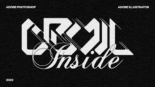 Кастомный леттеринг в Adobe Illustrator & Photoshop для новичков за 10 минут