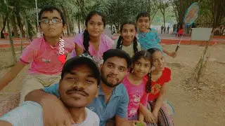  After long time I am playing in park with  childrens