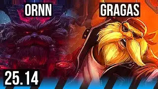 ORNN vs GRAGAS (MID) | KR Diamond | 25.14
