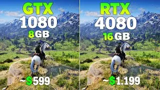GTX 1080 vs RTX 4080 - Test in 8 Games