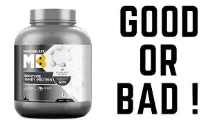 MuscleBlaze BIOZYME WHEY Protein Review | Unboxing | Amazon