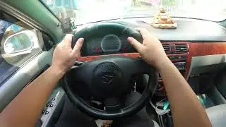 Daewoo Lacetti EX 1.6 MT 2008 POV Test Drive Trải Nghiệm Hướng Nhìn Lái Xe
