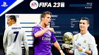 2017 UNSTOPPABLE GOAL MACHINE RONALDO BUILD FOR PLAYER CAREER MODE 🥶 | FIFA 23 *UPDATED VERSION*