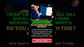 Предложение Трампа о программе льготных продовольственных талонов (SNAP) вызвало ожесточенные деб...