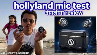 Is it worth buying? Hollyland Lark M2 Review - Tiny Wireless Mic Nepali unboxing