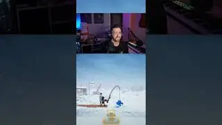 FRAT BOY TRIES OUT THE ICE FISHING GAME