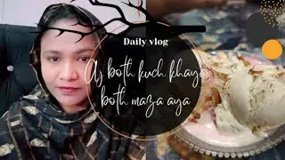 Today somebody break fast me and eating ice cream and yougurt and something uzma vlogs Pakistan 🇵🇰