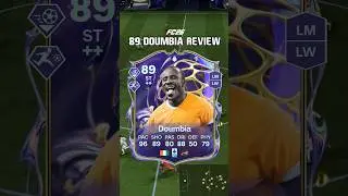 89 Doumbia Review in FC 26, him as ST clears him as LM/LW 👀 #shorts #doumbia #futurestars #fc26 #sbc