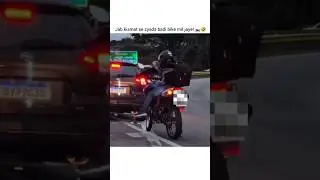 When you get a bike bigger than your luck! 🏍️🤣 #shorts #funny #reaction #trending #video #bikerider