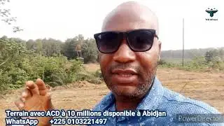 Terrain avec ACD disponible &agrave; Abidjan Attingui&eacute;