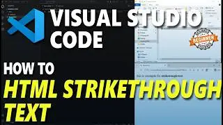 Visual Studio Code HTML How To Strikethrough Text