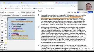 IELTS READING MATCHING HEADINGS TO PARAGRAPHS “The Lost City”