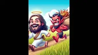 Jesus Vs Devil Cute #jesus #cute #devil #shorts #shortsvideo #shortvideo #video