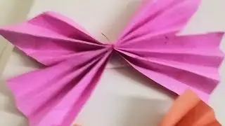 Easy butterfly Paper Craft With  thread