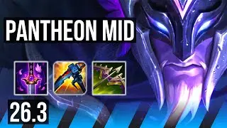 PANTHEON vs YONE (MID) | KR Challenger | 26.3