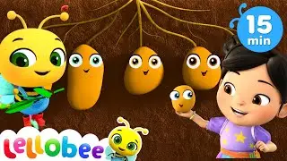 NEW | 🥔 Veggie Patch Singalong 🥔 | Lellobee City Farm | Songs and Cartoons | Best Videos for Babies