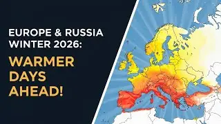 Зима в Европе и России 2026: впереди ещё тёплые дни! #winter2026#weatherforecast#arcticair