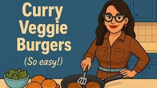 SO EASY ❗️Curry Curry Burgers #burger #veggieburger #wholefoodplantbased #wfpb #veggies #easyrecipe