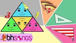 The Shapes Song - Popular Nursery Rhymes [Vocal 4K]