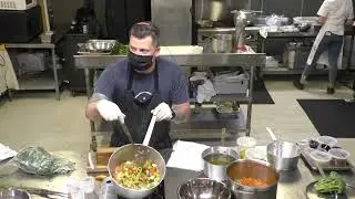 Executive Chef Tip Lipman from Coolinary on March 8, 2021, Demonstration Dinner