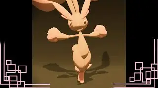 Shiny Alpha Lopunny Modeling [Pok&eacute;mon Legends: Arceus]