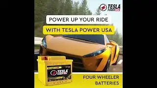Get ready to power up with Tesla Power USA car batteries.