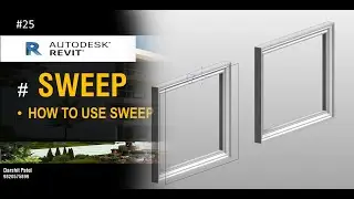 #24 Sweep | Create sweep in revit | model in place | revit tutorial in Hindi