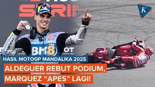 Hasil MotoGP Mandalika: Aldeguer Finis Pertama, Marc Marquez Jatuh Lagi!