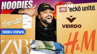 Best Winter H&M/ZARA HOODIES/SWEATSHIRT for Men 🔥 Fugazee, Verido Hoodie Haul 2022 | ONE CHANCE