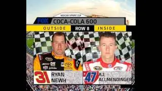 My 2016 Coca-Cola 600 grid
