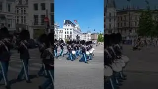 Danish Royal Band in Copenhagen, Denmark playing Washington Post March