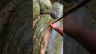 Cracking a Big Gold Color Crystal Vein | Epic Red Gem Reveal! 💎| epic rockhounding moment
