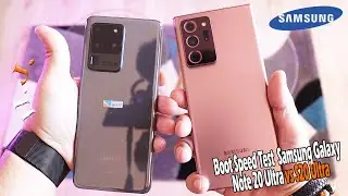 Boot Speed Test: Samsung Galaxy Note 20 Ultra vs S20 Ultra