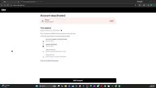 uber written appeal