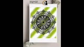 Mnadala Challange #day46 #asman #illustrationnation #mandaladrawing #art #meditativemandalaart