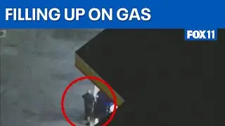 Pursuit driver gets gas mid chase  | FOX 11 LA