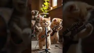 Rockstar Kittens Take the Stage&mdash;Too Cute to Handle! 🎤🐾